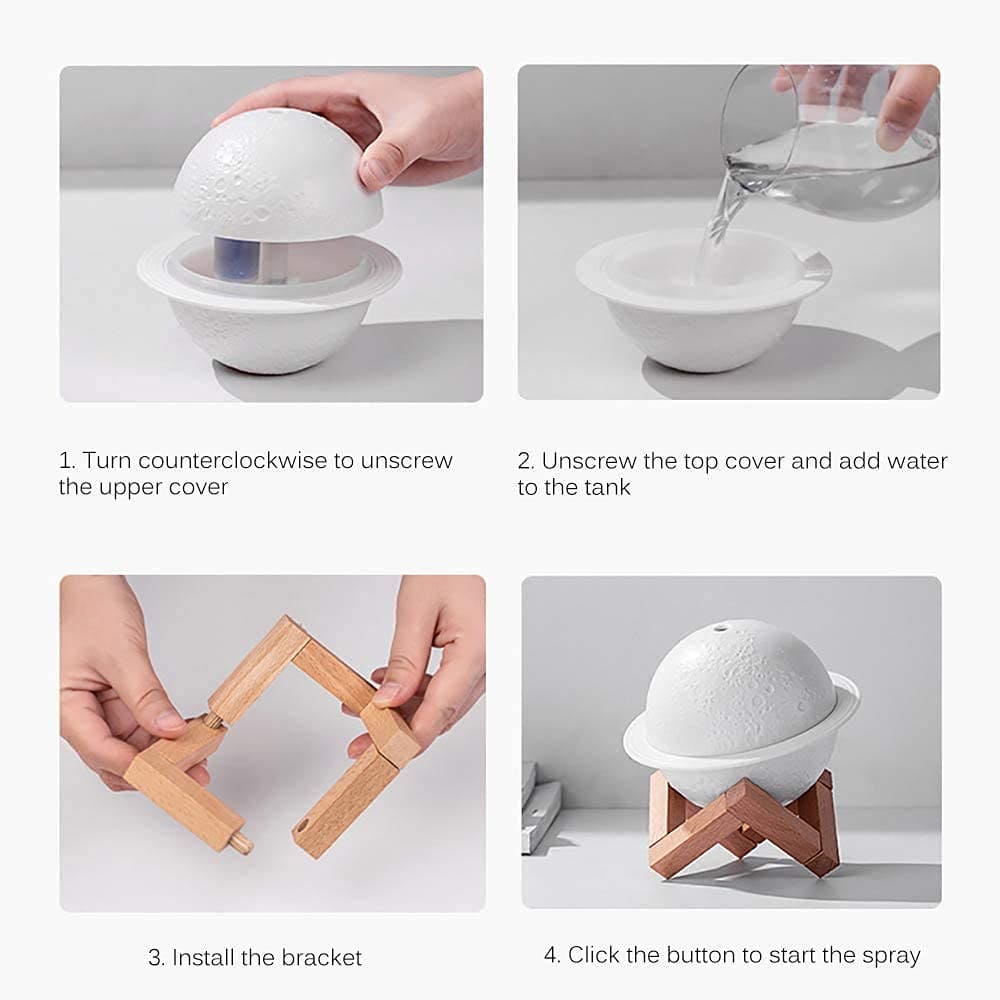 Ultrasonic 3D Moon Air Humidifier, Aroma Essential Oil Diffuser, Mist Purifier With Moon Lamp, Rechargeable USB Mist Frogger Maker, New Baby Planet Air Freshner Lamp, Usb Desktop Humidifier Bedroom With Stand, Usb Fogger Mist Maker With Led Light Ultrasonic 3D Moon Air Humidifier, Aroma Essential Oil Diffuser, Mist Purifier With Moon Lamp, Rechargeable USB Mist Frogger Maker, New Baby Planet Air Freshner Lamp, Usb Desktop Humidifier Bedroom With Stand, Usb Fogger Mist Maker With Led Light